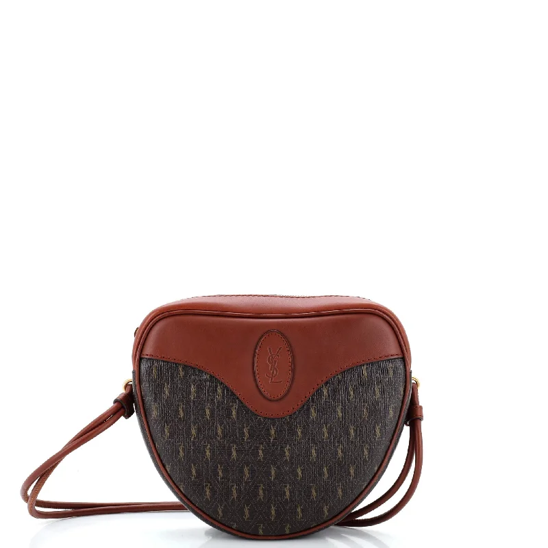 Louis Vuitton bags with a zip - around closure for enhanced securityLe Monogramme Coeur Bag Monogram All Over Coated Canvas and Leather