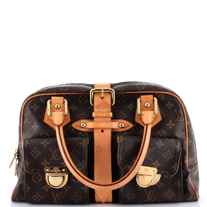 Small - sized Louis Vuitton Pochette Metis bags for a compact carryManhattan Handbag Monogram Canvas GM