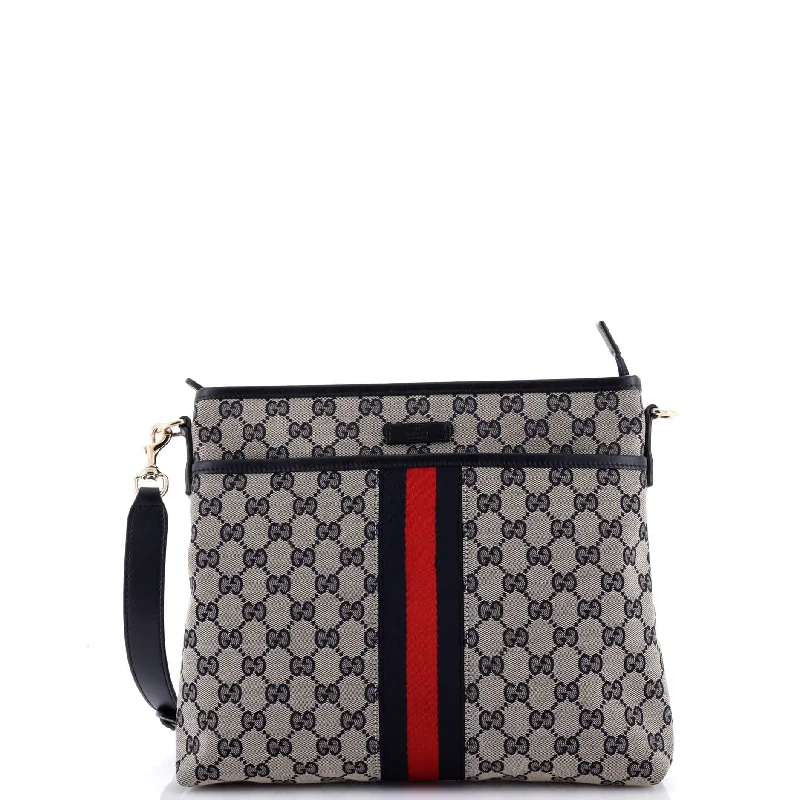 Ladies Gucci Dionysus bags with a star - shaped charmFront Pocket Web Messenger GG Canvas Small