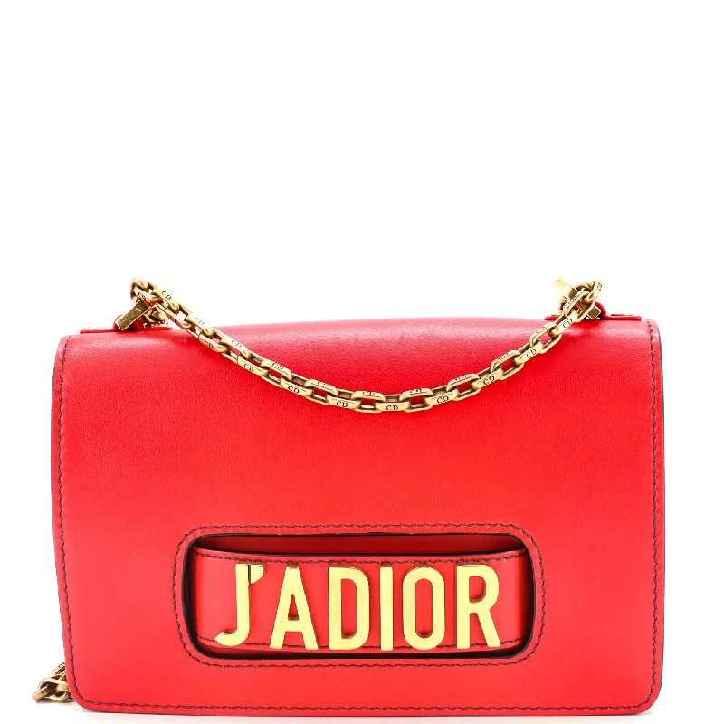 Christian Dior backpacks with a sleek, minimalist silhouetteJ'Adior Flap Bag Leather Medium