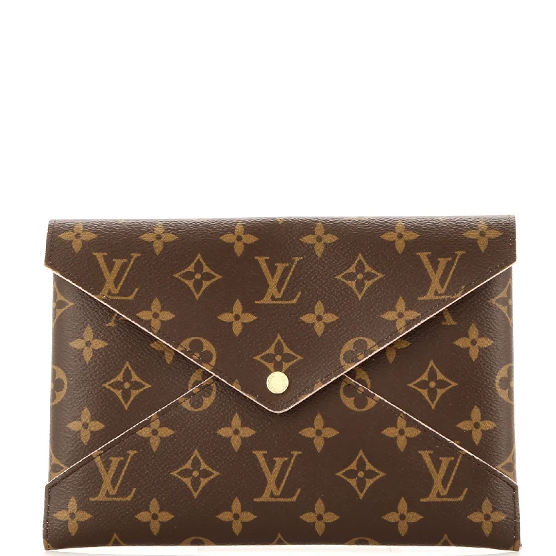 Louis Vuitton Alma bags with a leather - wrapped handle for a luxurious feelKirigami Pochette Set Monogram Canvas