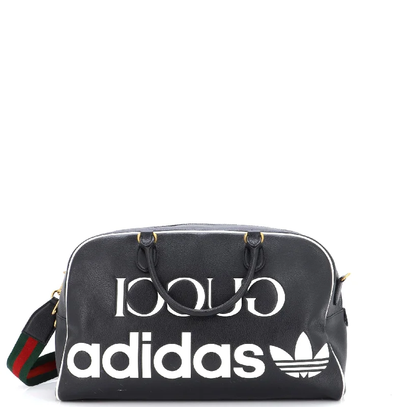 Women Gucci Sylvie bags with a leather - wrapped handlex adidas Duffle Bag Leather Mini