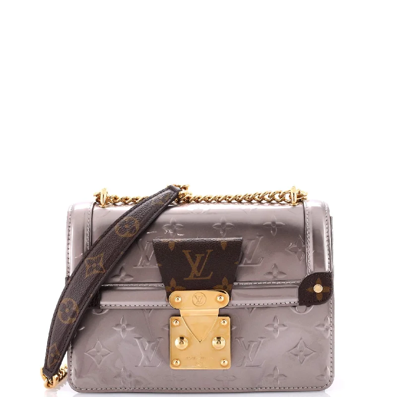 Louis Vuitton crossbody bags with a woven leather strap for textureWynwood Handbag Monogram Vernis with Monogram Canvas and Epi Leather