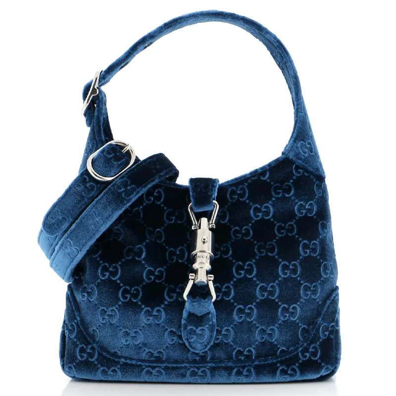 Gucci handbags for women with a back - zip pocketJackie 1961 Hobo GG Velvet Small