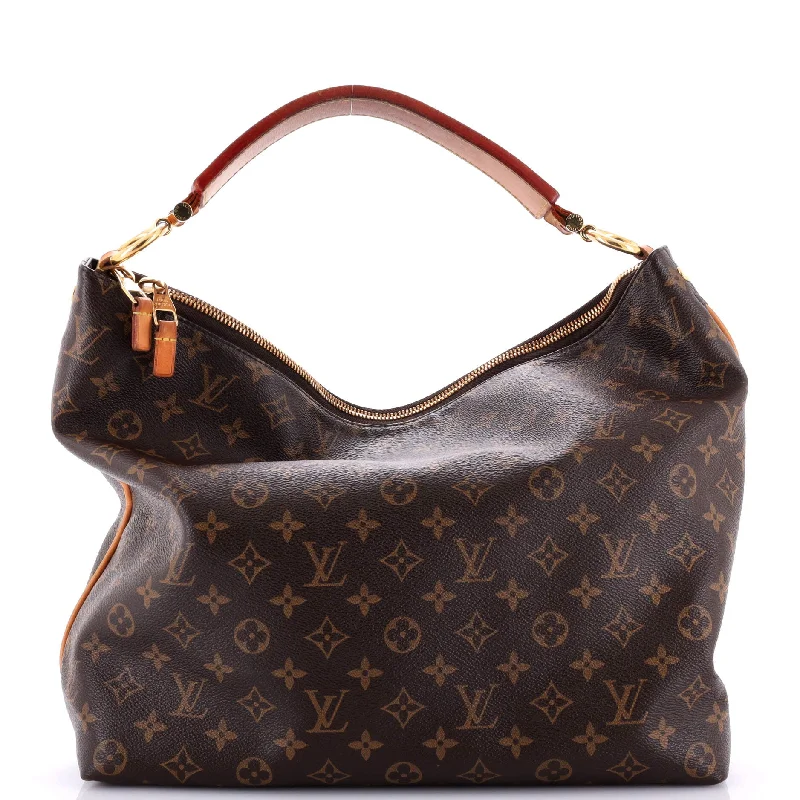 Louis Vuitton handbags with a beaded trim for a touch of glamourSully Handbag Monogram Canvas MM