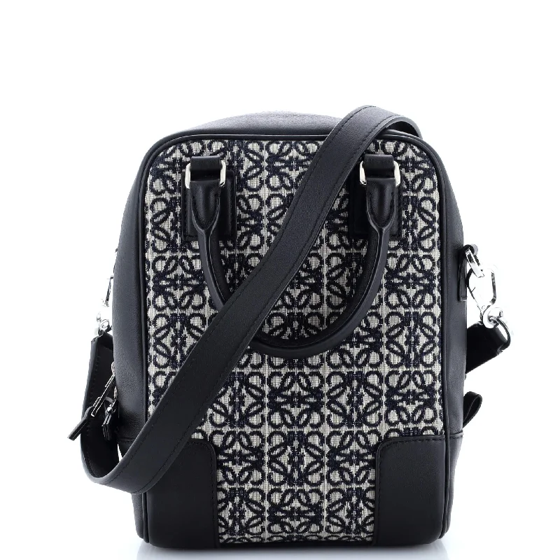 Christian Dior backpacks with a sleek, minimalist silhouetteAmazona Bag Leather and Jacquard Canvas 15