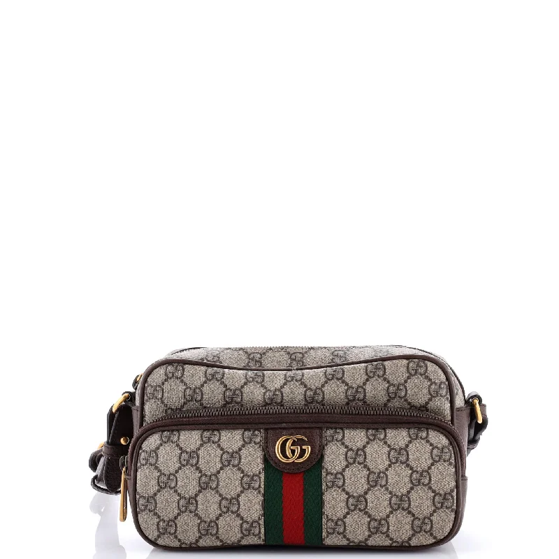 Gucci handbags for women with a back - zip pocketOphidia Front Pocket Messenger Bag GG Coated Canvas Small