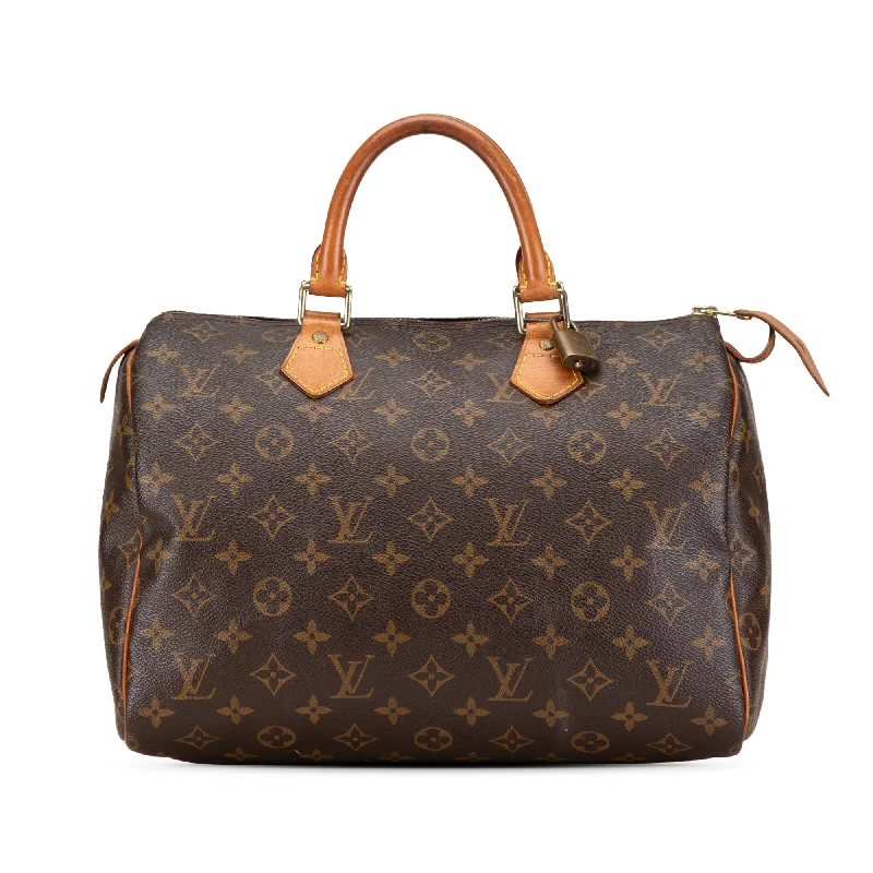 Louis Vuitton backpacks with a padded laptop compartment for travelBrown Louis Vuitton Monogram Speedy 30 Boston Bag