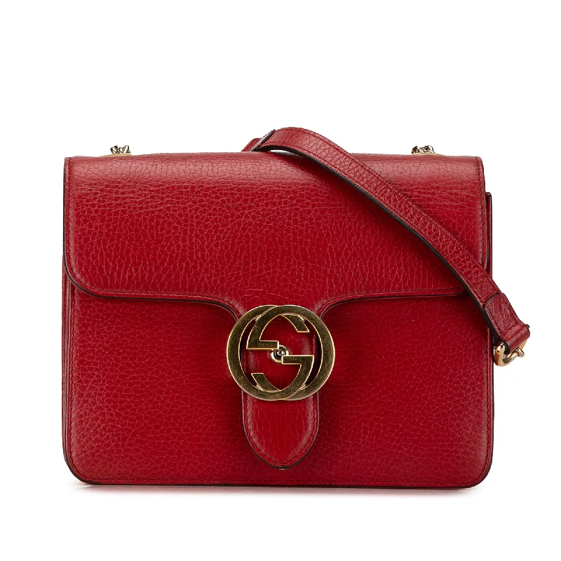 Gucci handbags for women with a beaded trimRed Gucci Small Dollar Interlocking G Crossbody