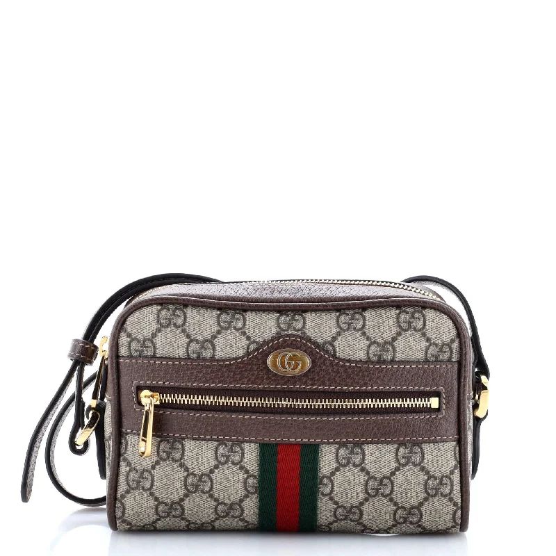 Gucci tote bags for women with a water - resistant coatingOphidia Shoulder Bag GG Coated Canvas Mini