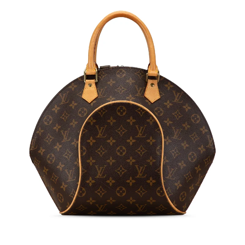 Louis Vuitton tote bags with a double - handle and shoulder - strap optionBrown Louis Vuitton Monogram Ellipse PM Handbag