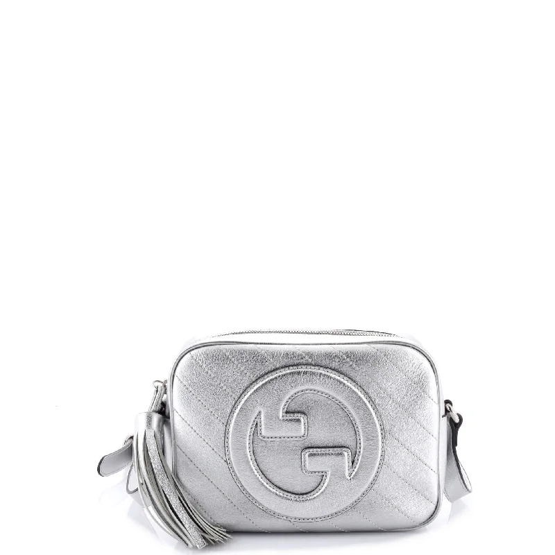 Ladies Gucci Dionysus bags with a chain - link shoulder strapBlondie NM Camera Shoulder Bag Diagonal Quilted Leather Small