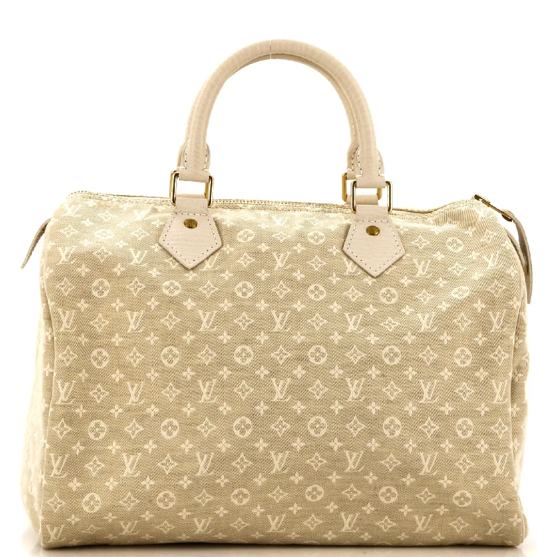 Louis Vuitton Capucines bags with smooth calfskin leather for luxurySpeedy Handbag Mini Lin 30