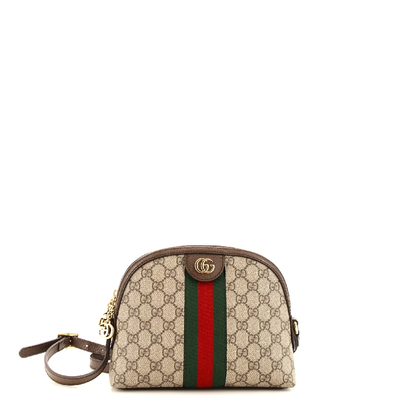 Gucci backpacks for women with a padded laptop compartmentOphidia Dome Shoulder Bag GG Coated Canvas Small