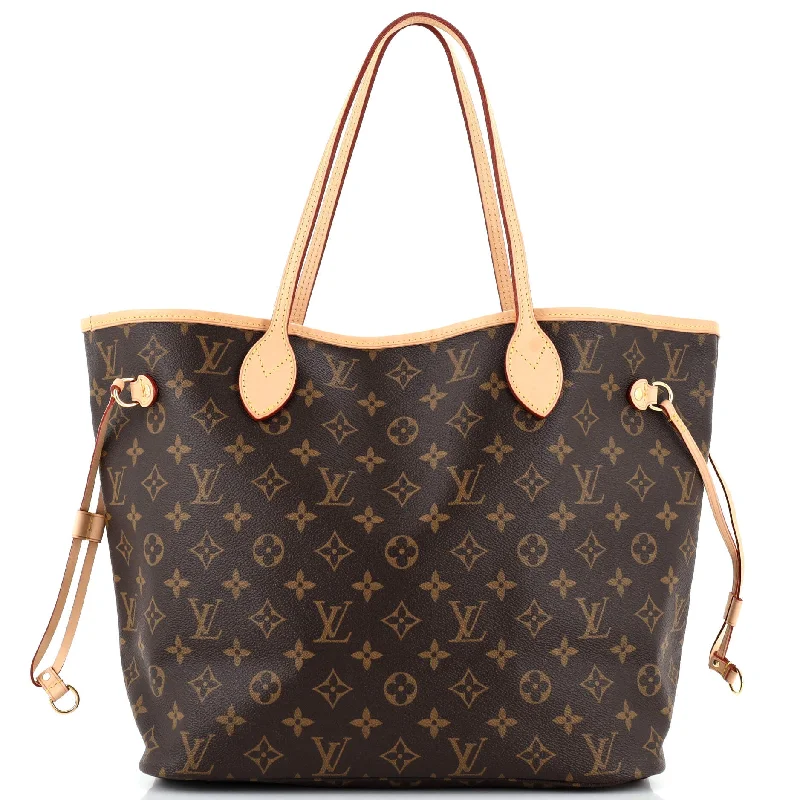 Louis Vuitton bags with a front - zip pocket for small items like keysNeverfull NM Tote Monogram Canvas MM