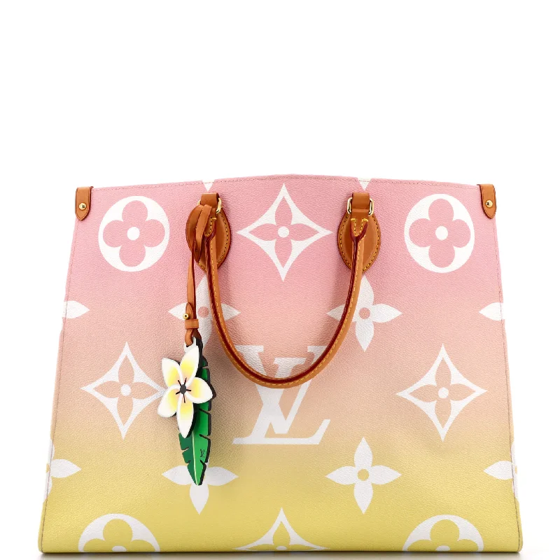 Louis Vuitton tote bags with a double - handle and shoulder - strap optionOnTheGo Tote By The Pool Monogram Giant GM