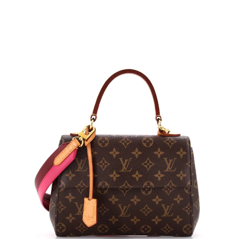 Louis Vuitton backpacks with a hidden back pocket for securityCluny Top Handle Bag Monogram Canvas BB