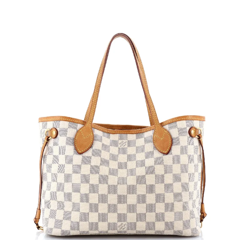 Louis Vuitton bags with a magnetic snap closure for easy accessNeverfull Tote Damier PM