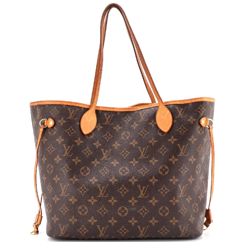 Louis Vuitton handbags with a back - zip pocket for storing valuablesNeverfull NM Tote Monogram Canvas MM