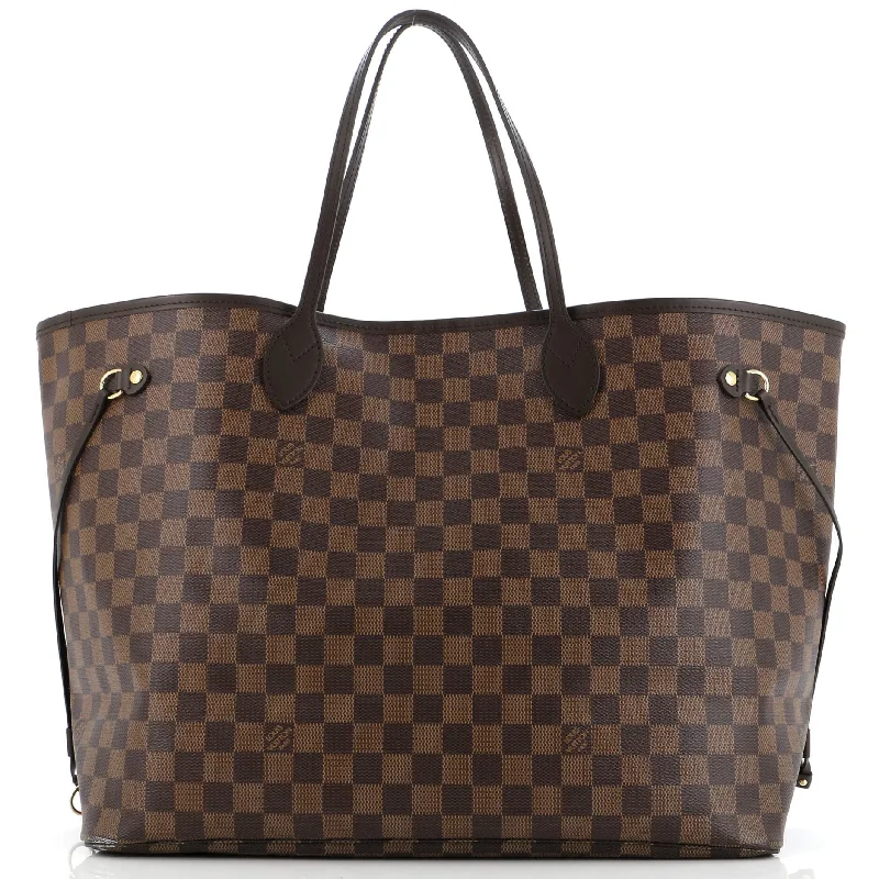 Louis Vuitton handbags with a beaded trim for a touch of glamourNeverfull NM Tote Damier GM