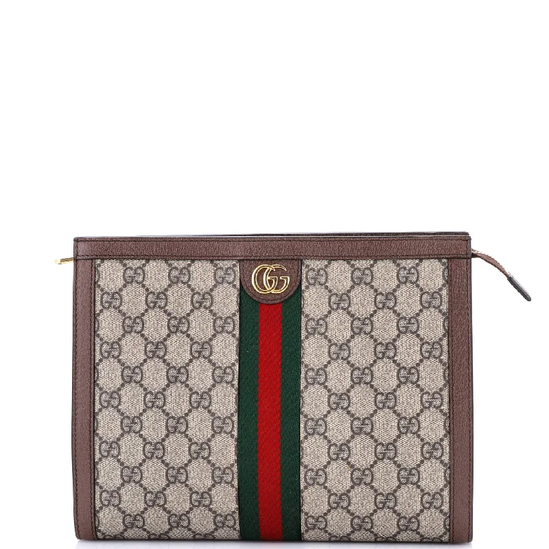 Gucci backpacks for women with a hidden back pocketOphidia Pouch GG Coated Canvas Medium