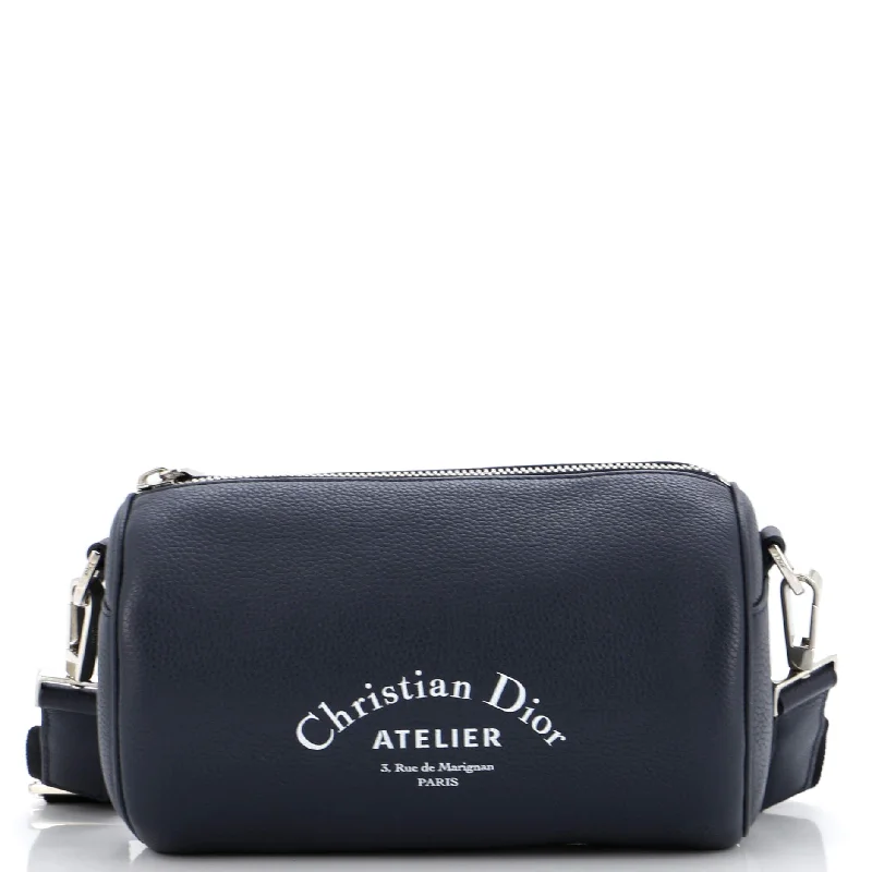 Christian Dior Saddle bags with a distressed leather finishRoller Messenger Bag Leather