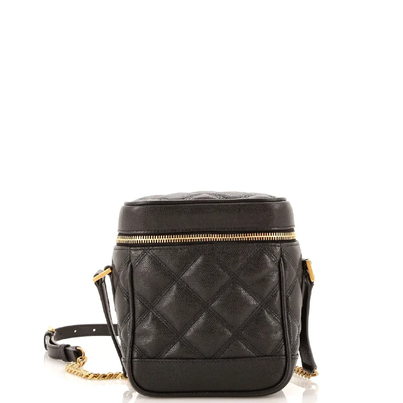 Fashion - forward Christian Dior tote bags for the modern woman80's Vanity Bag Quilted Leather