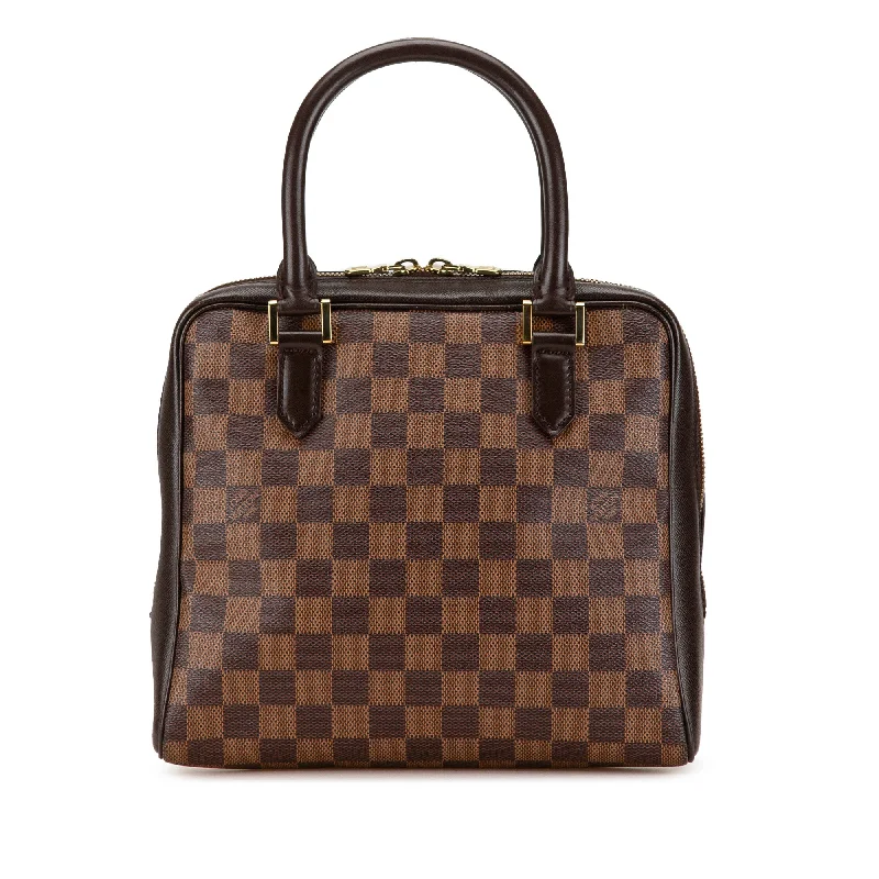 Louis Vuitton Twist bags with a snakeskin - effect panel for a bold lookBrown Louis Vuitton Damier Ebene Brera Handbag