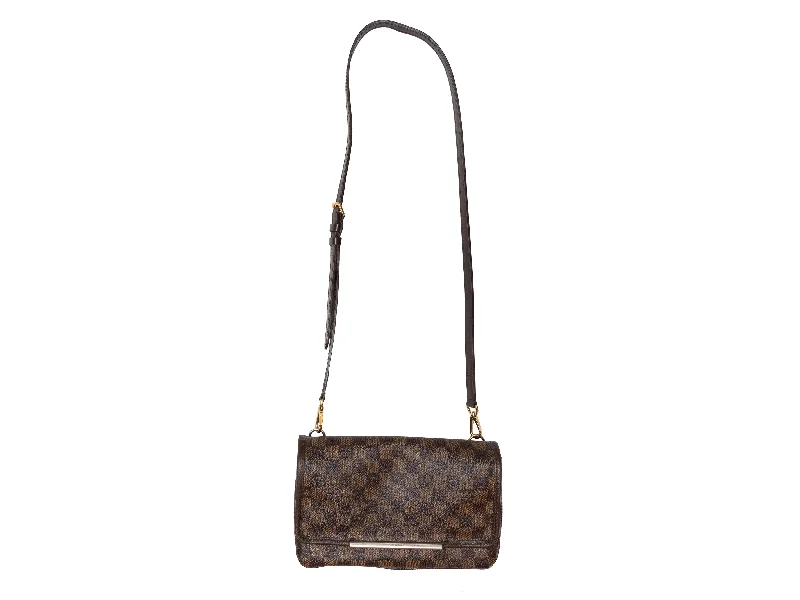 Ladies Louis Vuitton Capucines bags with a detachable shoulder strapBrown Louis Vuitton Damier Ebene Hoxton PM Crossbody Bag