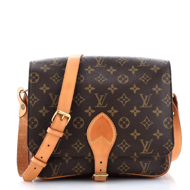 Louis Vuitton Twist bags with a snakeskin - effect panel for a bold lookCartouchiere Handbag Monogram Canvas GM