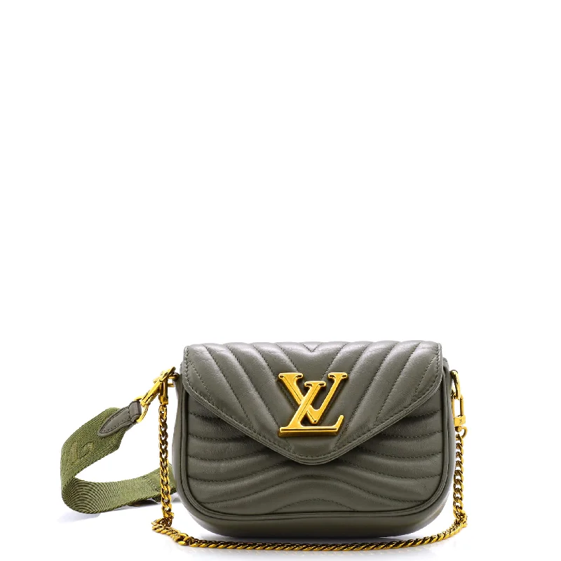 Louis Vuitton Twist bags with a snakeskin - effect panel for a bold lookNew Wave Multi Pochette Quilted Leather