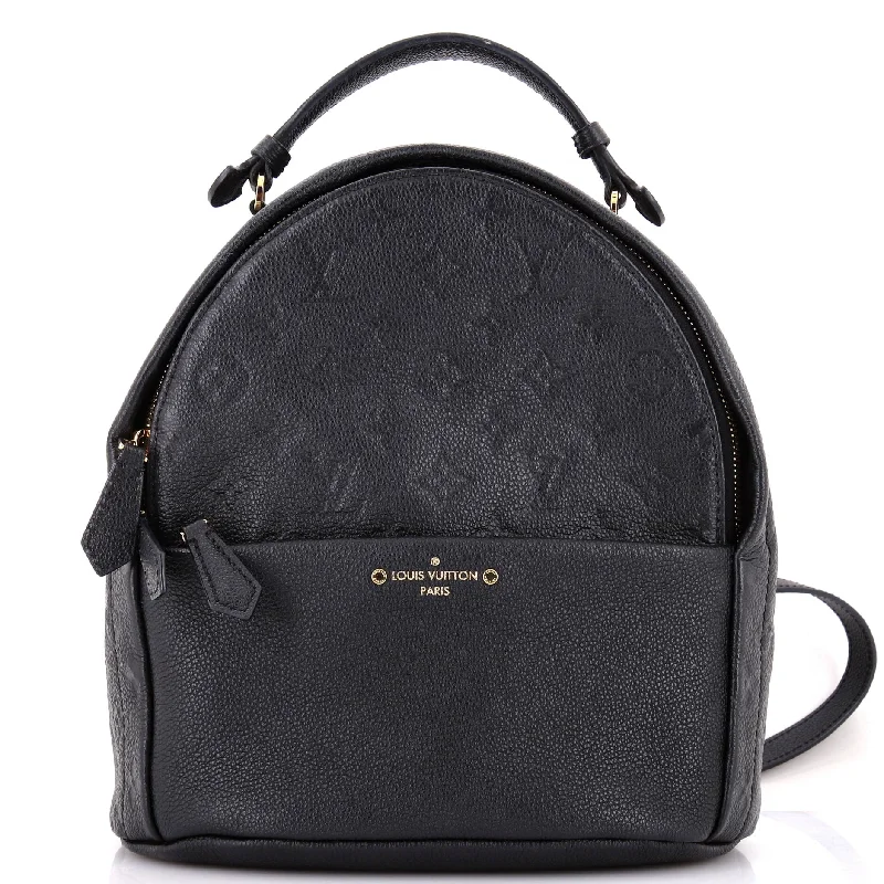 Ladies Louis Vuitton Petite Malle bags with a star - shaped charm for cutenessSorbonne Backpack Monogram Empreinte Leather