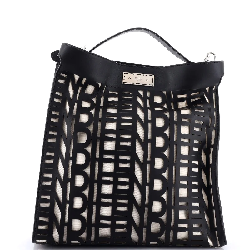 Christian Dior backpacks with a sleek, minimalist silhouettePeekaboo X-Lite Fit Bag Laser Cut Leather and Canvas