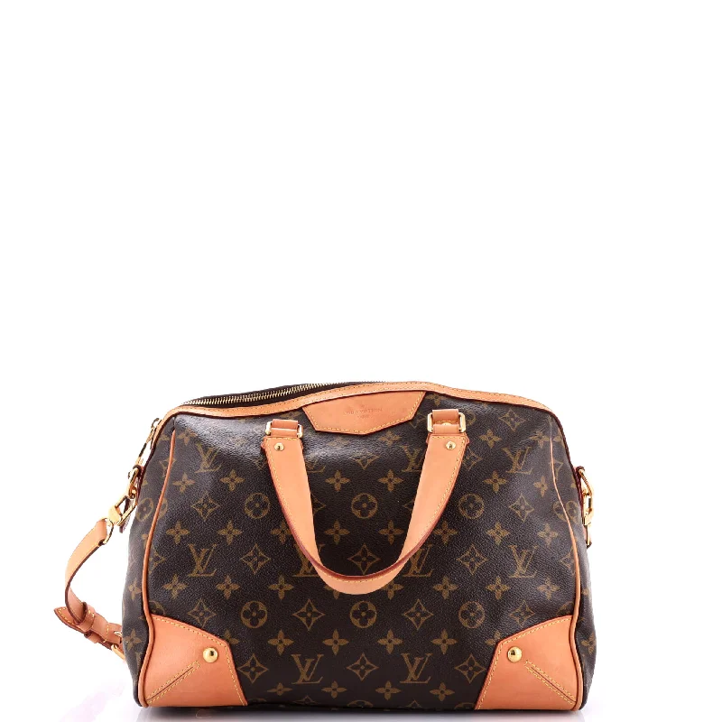 Louis Vuitton Alma bags with a leather - wrapped handle for a luxurious feelRetiro Handbag Monogram Canvas PM