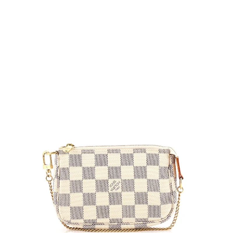 Louis Vuitton crossbody bags with a keychain holder for practicalityPochette Accessoires Damier Mini