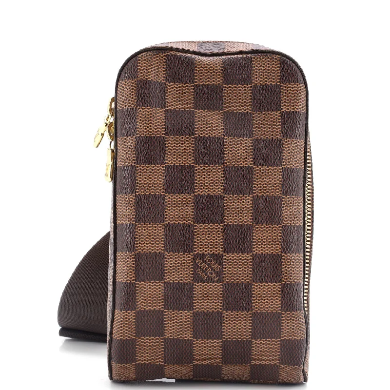 Louis Vuitton tote bags with a double - handle and shoulder - strap optionGeronimos Waist Bag Damier