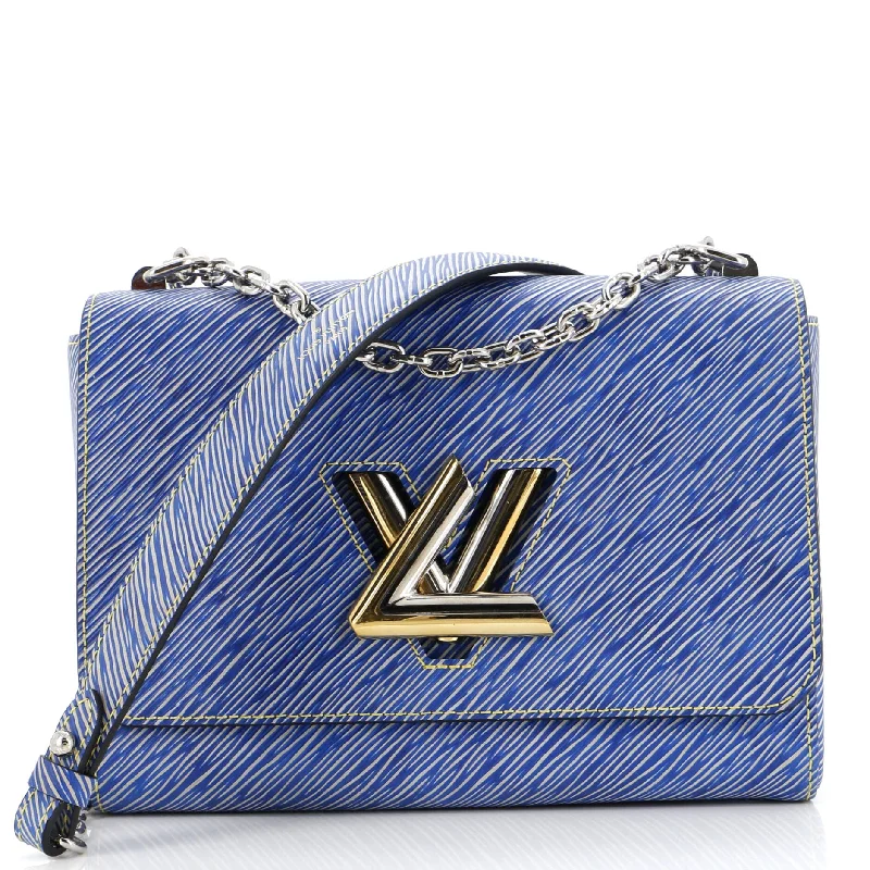 Louis Vuitton Petite Malle bags with a hard - shell structure for uniquenessTwist Handbag Epi Leather MM