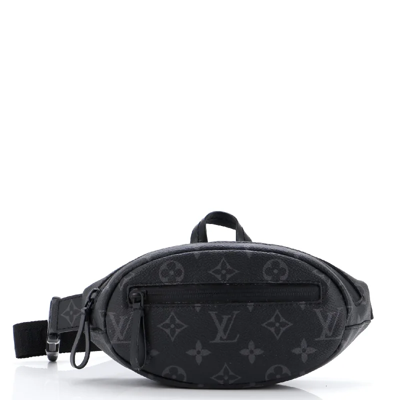 Louis Vuitton bags with a magnetic snap closure for easy accessCatch Bumbag Monogram Eclipse Canvas