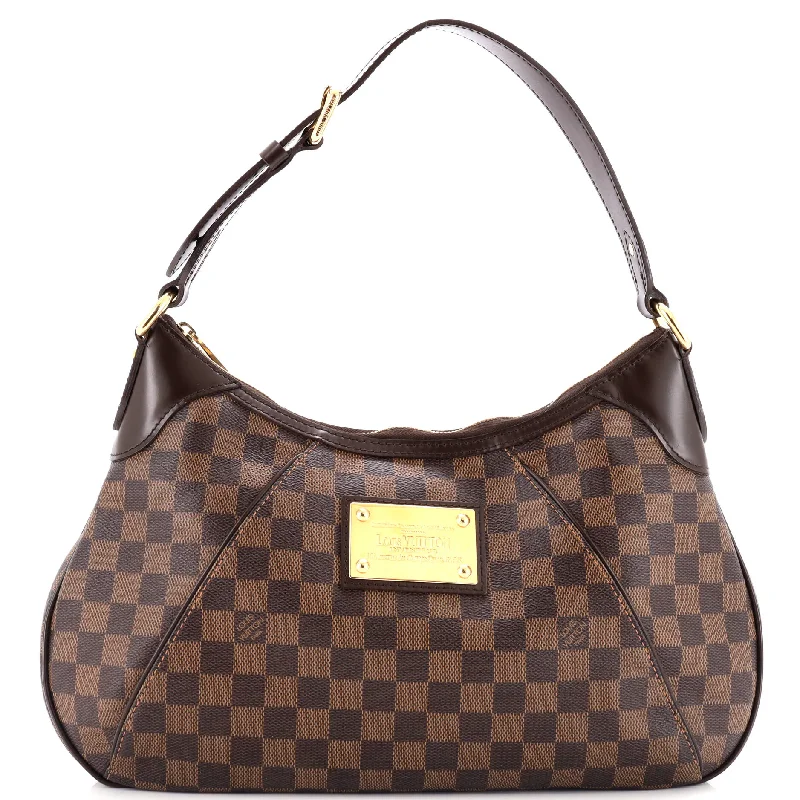 Christian Dior handbags with a removable shoulder strap for versatilityThames Handbag Damier GM