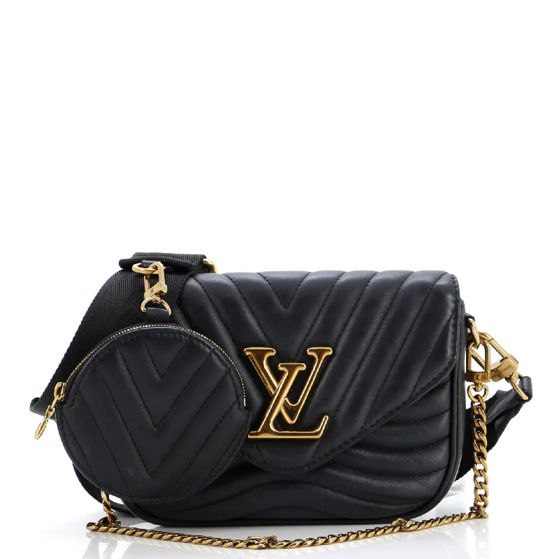 Louis Vuitton Twist bags with the iconic LV - turnlock closureNew Wave Multi Pochette Quilted Leather