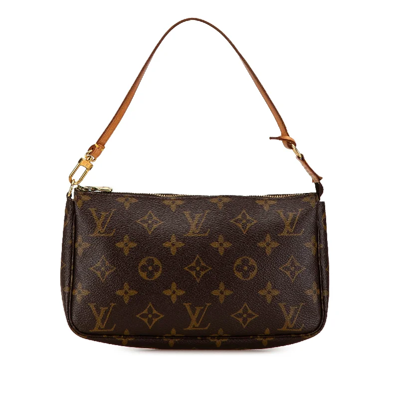 Louis Vuitton backpacks with a hidden back pocket for securityBrown Louis Vuitton Monogram Pochette Accessoires Shoulder Bag