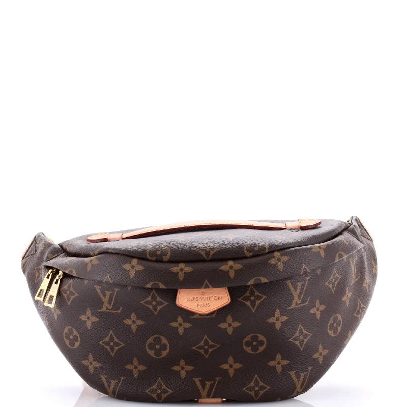 Louis Vuitton crossbody bags with a woven leather strap for textureBum Bag Monogram Canvas