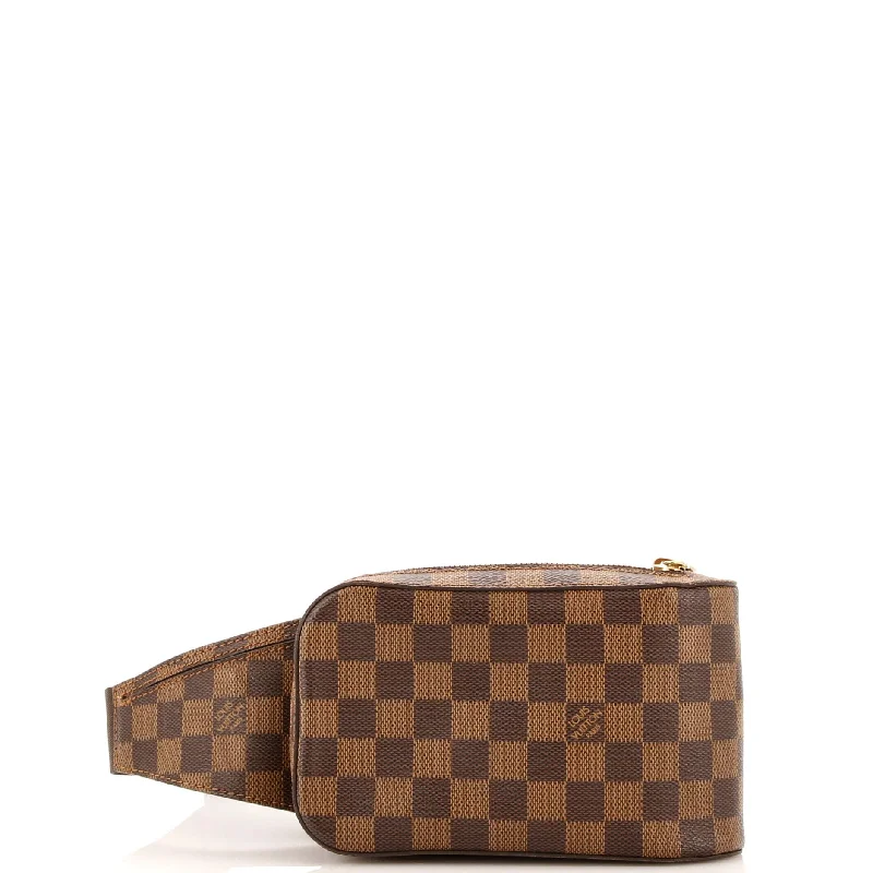 Louis Vuitton Twist bags with a crystal - embellished LV - turnlockGeronimos Waist Bag Damier