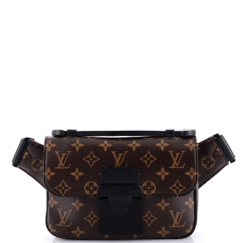 Louis Vuitton Speedy bags in monogram canvas for a classic lookS Lock Sling Bag Macassar Monogram Canvas