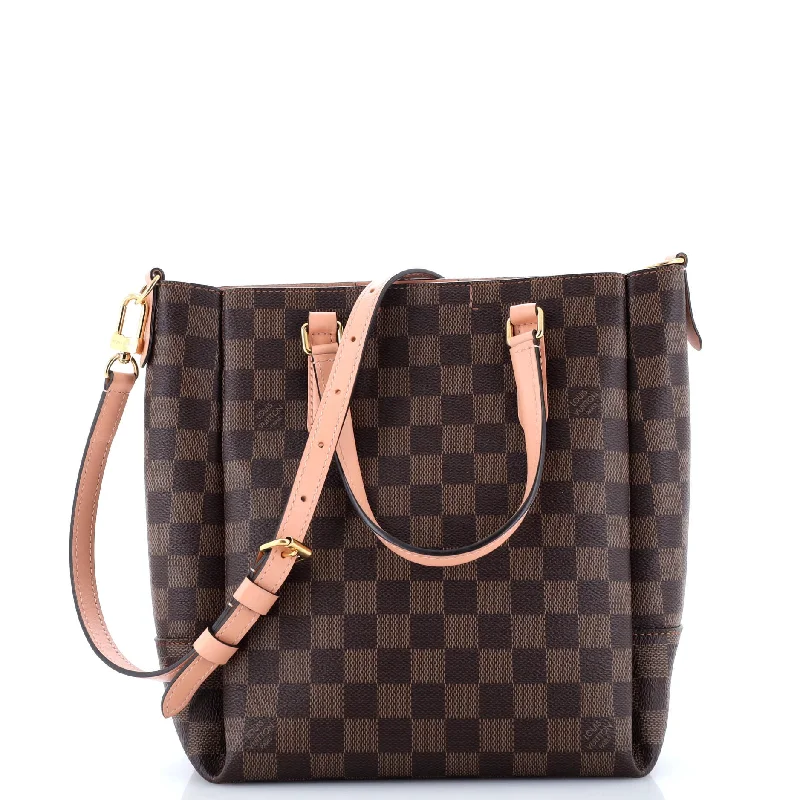 Louis Vuitton Alma bags with a monogram - embossed leather surfaceBelmont Tote Damier PM