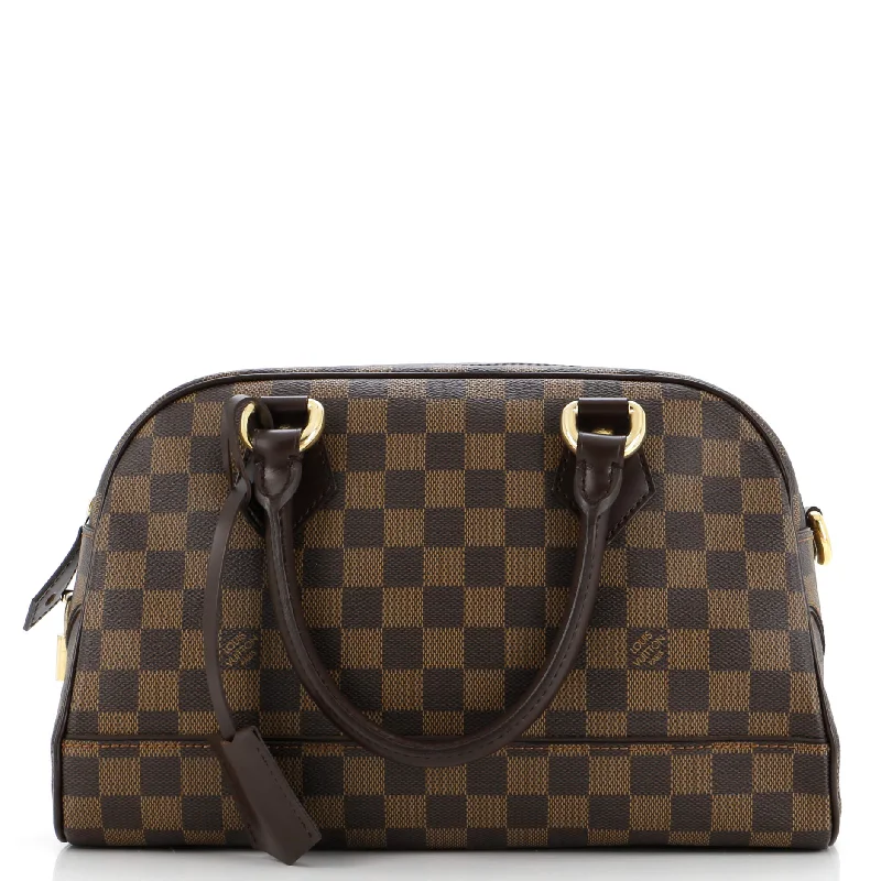 Christian Dior handbags with a snap - button closure and a decorative buckleDuomo Boston Bag Damier