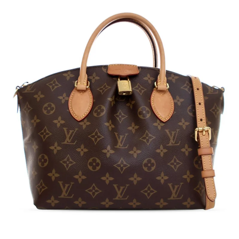 Louis Vuitton Alma bags with a detachable shoulder strap for versatilityBrown Louis Vuitton Monogram Boetie PM Satchel