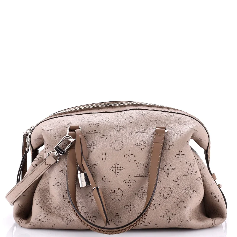 Louis Vuitton bags with a detachable mobile phone holder for convenienceAsteria Handbag Mahina Leather