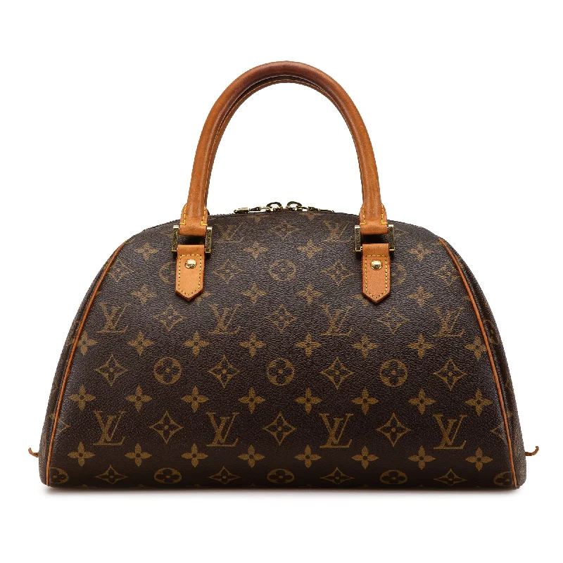 Louis Vuitton bags with a front - zip pocket for small items like keysBrown Louis Vuitton Monogram Ribera MM Handbag