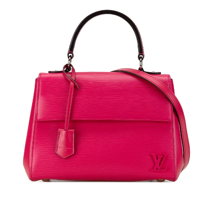 Ladies Louis Vuitton Capucines bags with gold - toned hardwarePink Louis Vuitton Epi Cluny BB Satchel